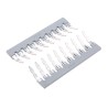 Phoenix Contact Jumper Bar for DIN Rail Terminal Blocks 10-Position 6.2mm Pitch Grey Copper Zinc Alloy 0201139