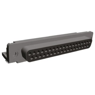 TE Connectivity AMPLIMITE HD-20 High Density 37 Way Right Angle D-Sub Connector 2.75 mm Pitch Through Hole Mount 5747847-4