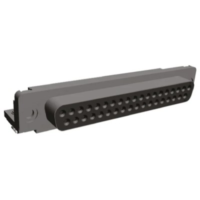 TE Connectivity AMPLIMITE HD-20 High Density 37 Way Right Angle D-Sub Connector 2.75 mm Pitch Through Hole Mount 5747847-4