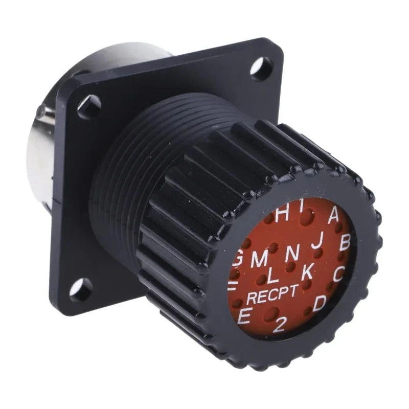 ITT Cannon Circular Connector 15 Contacts Panel Mount Socket Male Nylon IP67 Trident Neptune TN0S16-0213P1L / 192900-0582