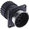 ITT Cannon Circular Connector 15 Contacts Panel Mount Socket Male Nylon IP67 Trident Neptune TN0S16-0213P1L / 192900-0582
