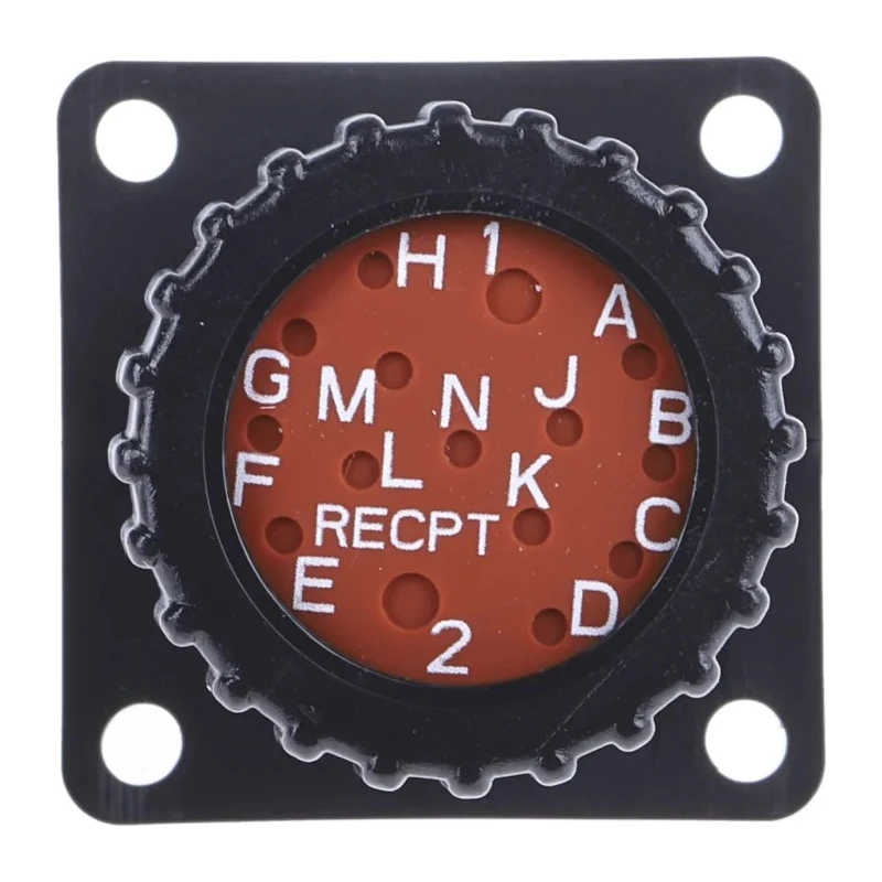 ITT Cannon Circular Connector 15 Contacts Panel Mount Socket Male Nylon IP67 Trident Neptune TN0S16-0213P1L / 192900-0582