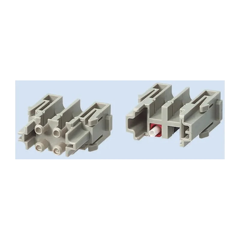 HARTING Heavy Duty Power Connector Module HAN Modular Series Male, 4 Contacts 09140044701