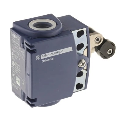 Telemecanique Sensors OsiSense XC Series Roller Plunger Limit Switch, 1 NO/1 NC, IP66 IP67, Plastic Housing XCKT2121P16
