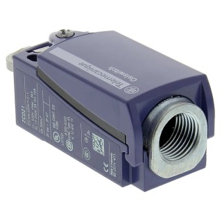 Telemecanique Sensors OsiSense XC Series Roller Plunger Limit Switch 1 NO/1 NC, IP66/IP67, Zinc Alloy Housing XCKD2102P16