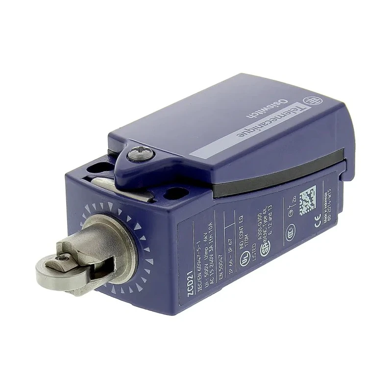 Telemecanique Sensors OsiSense XC Series Roller Plunger Limit Switch 1 NO/1 NC, IP66/IP67, Zinc Alloy Housing XCKD2102P16