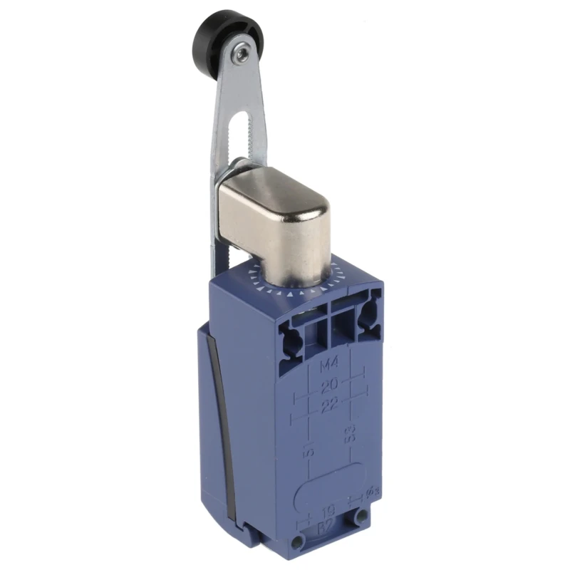 Telemecanique Sensors OsiSense XC Series Roller Lever Limit Switch, 1 NO/1 NC, IP66, IP67, Zinc Alloy Housing XCKD2145P16