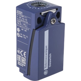 Telemecanique Sensors ZCD Series Limit Switch Body 1 NO/1 NC, IP66/IP67, Zamak Housing, 240V AC, 1.5A ZCD21