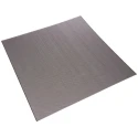 RS PRO Perforated Mild Steel Metal Sheet 500 mm x 500 mm, 0.7 mm Thick, Black Powder Coated 447-5284