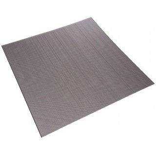 RS PRO Perforated Mild Steel Metal Sheet 500 mm x 500 mm, 0.7 mm Thick, Black Powder Coated 447-5284