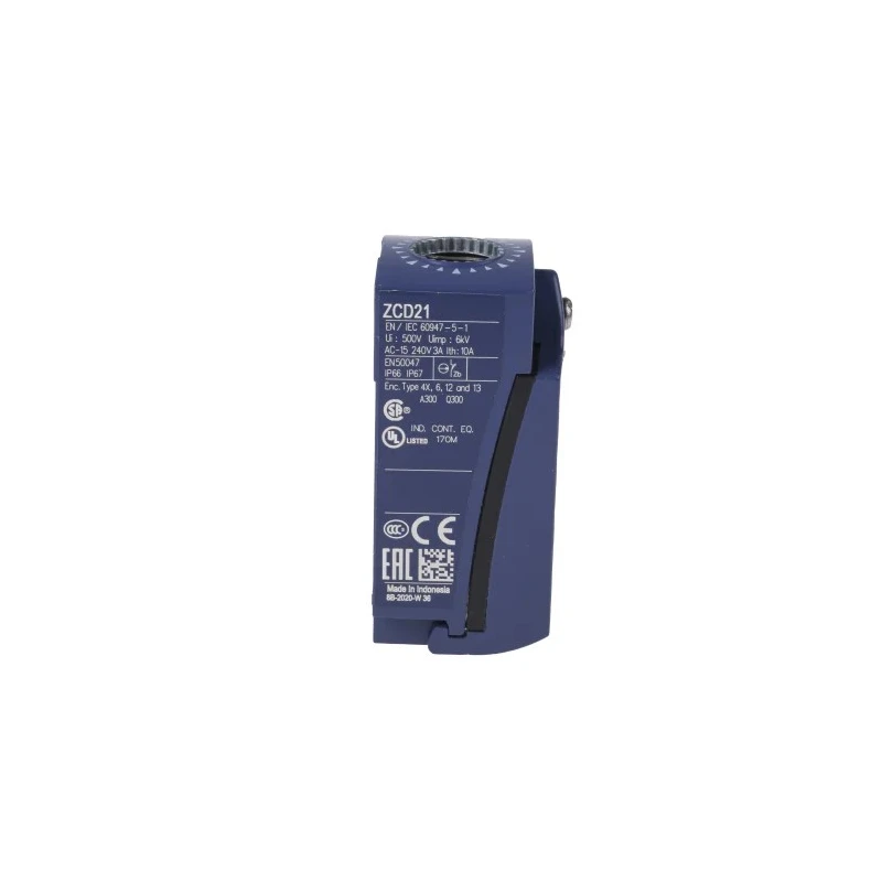 Telemecanique Sensors ZCD Series Limit Switch Body 1 NO/1 NC, IP66/IP67, Zamak Housing, 240V AC, 1.5A ZCD21