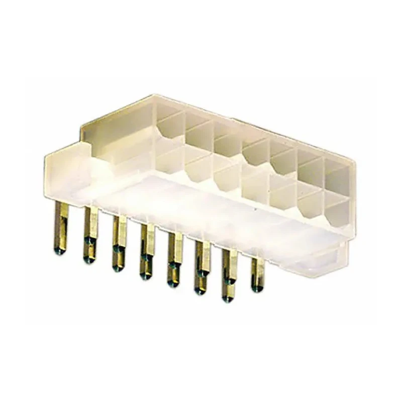 Molex Mini-Fit Jr. Series Right Angle Through Hole PCB Header 14 Contacts 4.2 mm Pitch 2 Row Shrouded 39-29-1148