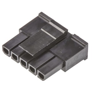 Molex Micro-Fit 3.0 Female Connector Housing 3 mm Pitch 5 Way 1 Row Straight 43645-0500