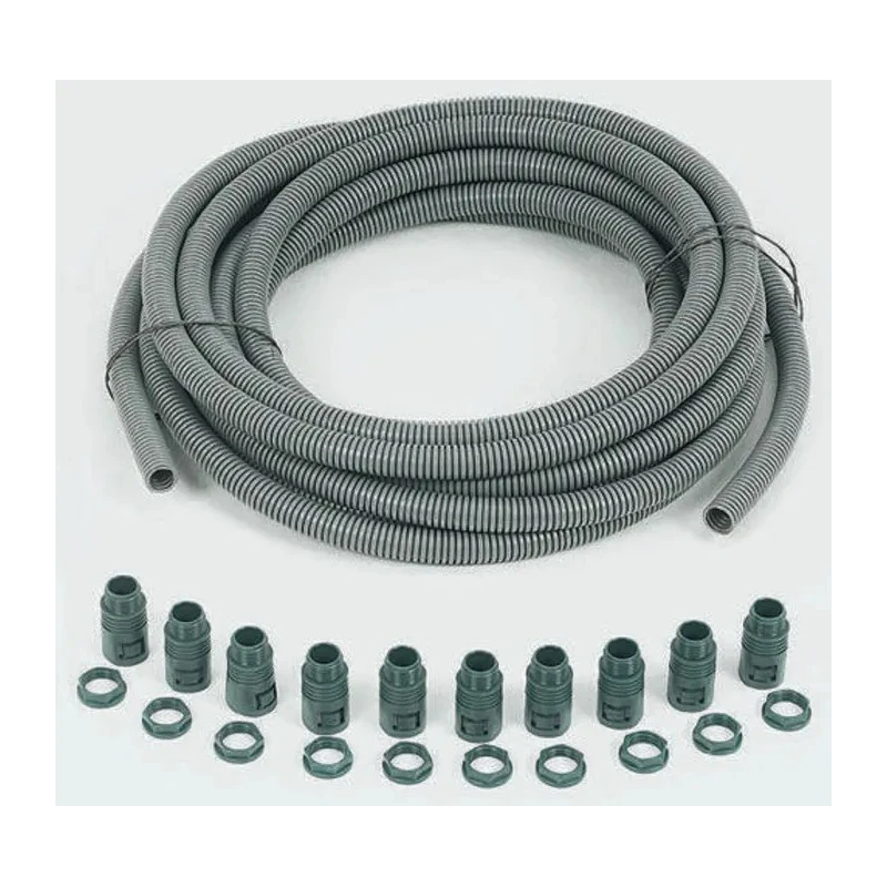 Adaptaflex Plastic Conduit, 20 mm Nominal Diameter, 10m Length, Grey, PP Series, IP54 Rated 7TCA296180R0015 CP-AF20BS-PP