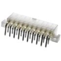 Molex Mini-Fit Jr. Series Right Angle Through Hole PCB Header, 20 Contacts, 4.2 mm Pitch, 2 Row, Shrouded 39-29-1208
