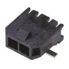 Molex 43650 Series Right Angle Surface PCB Header, 2 Contact(s), 3 mm Pitch, 1 Row, Shrouded 43650-0212