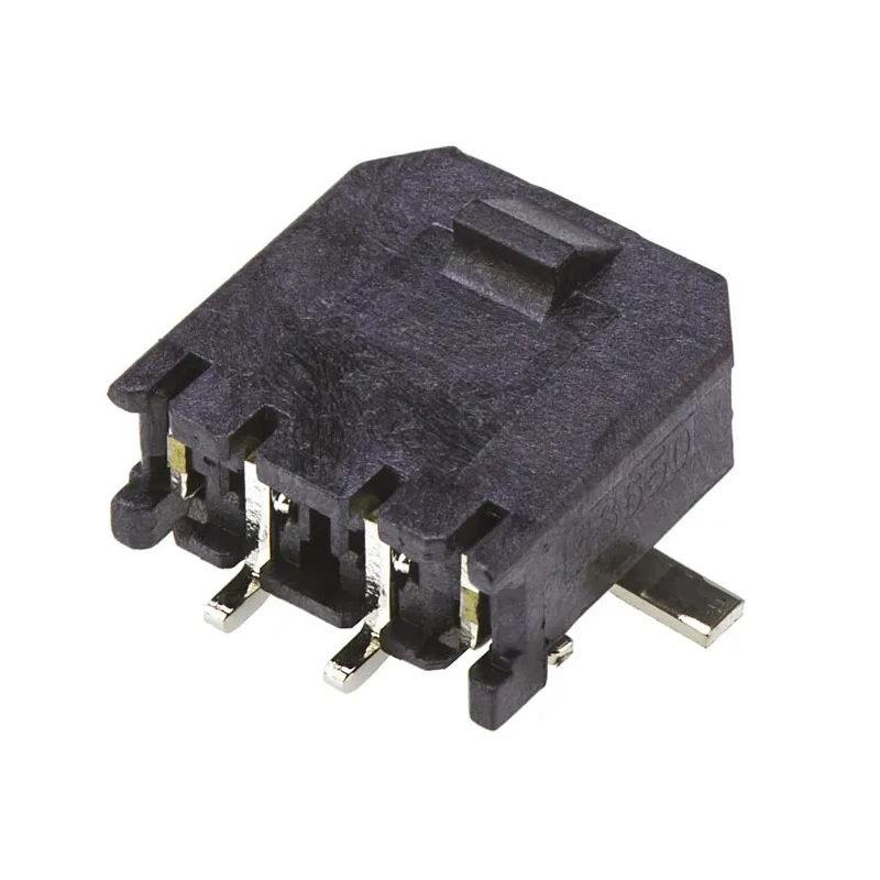 Molex 43650 Series Right Angle Surface PCB Header, 2 Contact(s), 3 mm Pitch, 1 Row, Shrouded 43650-0212