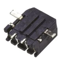 Molex 43650 Series Right Angle Surface PCB Header, 2 Contact(s), 3 mm Pitch, 1 Row, Shrouded 43650-0212