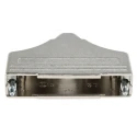 MH Connectors MHDM Series Zinc Straight D-Sub Backshell 37 Way Strain Relief MHDM37-K