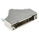 MH Connectors MHDM Series Zinc Straight D-Sub Backshell 37 Way Strain Relief MHDM37-K