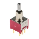 NEUTRAL DPDT Toggle Switch PCB Mount On-Off-On Through Hole Terminal 15V dc 240V ac 448-0854