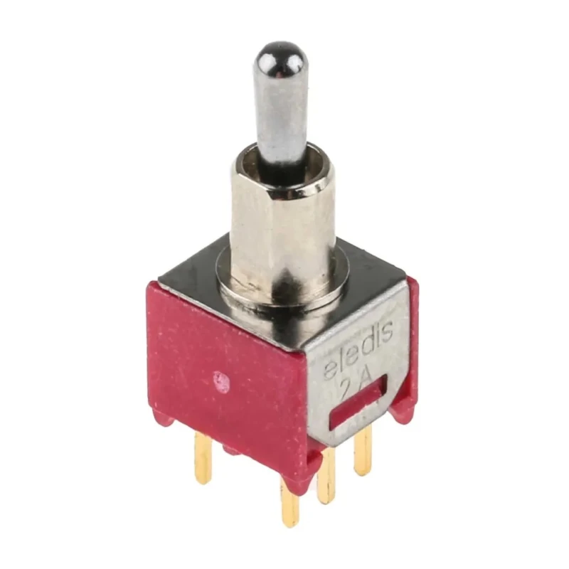 NEUTRAL DPDT Toggle Switch PCB Mount On-Off-On Through Hole Terminal 15V dc 240V ac 448-0854