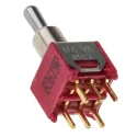 NEUTRAL DPDT Toggle Switch PCB Mount On-Off-On Through Hole Terminal 15V dc 240V ac 448-0854