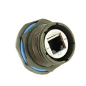 Amphenol Socapex RJ45 Connector Female Shielded Straight 1 Port 8 Way Cat5e Ethernet RJFTV71G