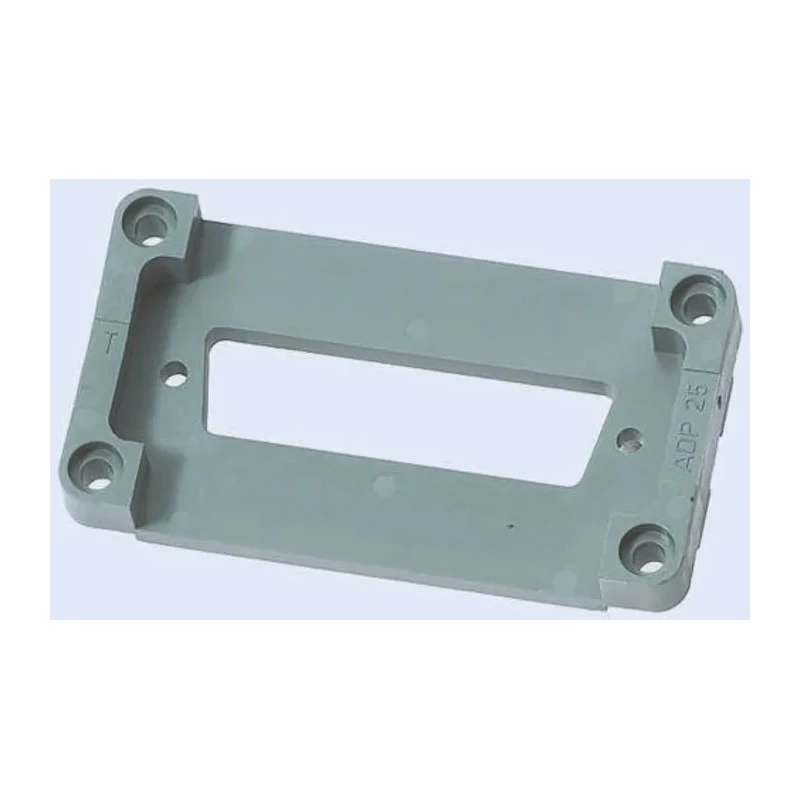 HARTING D-Sub Adapter Plate Han B Series Thread Size M3 x 14, 4 Contacts, Thermoplastic 09300009965
