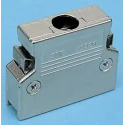 3M 103 Series Die Cast Aluminium Straight D-Sub Backshell, 14 Way Strain Relief 10314-A200-00