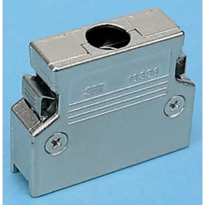 3M 103 Series Die Cast Aluminium Straight D-Sub Backshell, 14 Way Strain Relief 10314-A200-00