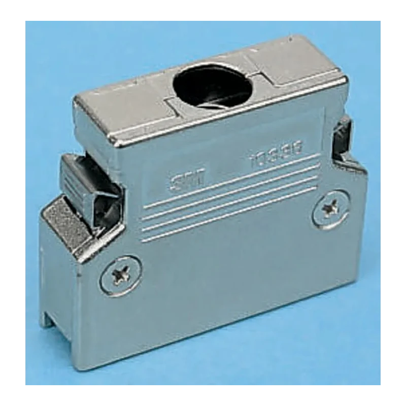 3M 103 Series Die Cast Aluminium Straight D-Sub Backshell, 14 Way Strain Relief 10314-A200-00