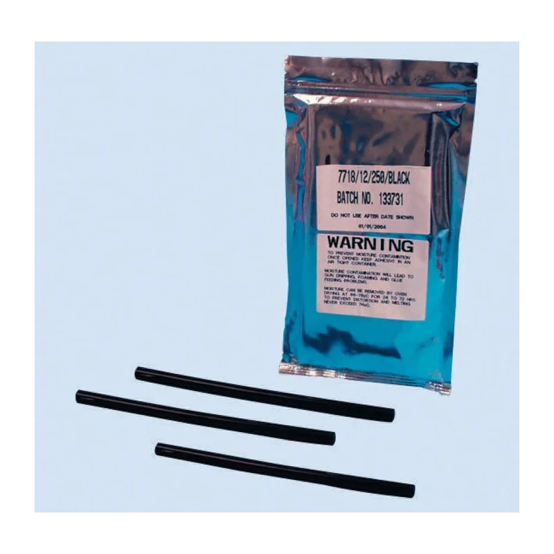Power Adhesives Black Polyamide Potting Compound Stick TEC-BOND 2min Setting Time 135°C Max 7718-12-250-BKP-TP10-RS