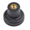 RS PRO Black Fibreglass Reinforced Polyamide Based (PA) Technopolymer Knurled Clamping Knob, M4 Threaded Hole 448-8820
