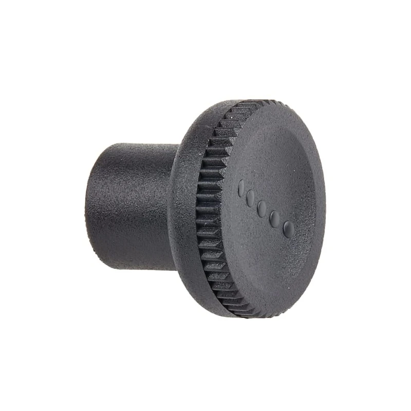 RS PRO Black Fibreglass Reinforced Polyamide Based (PA) Technopolymer Knurled Clamping Knob, M4 Threaded Hole 448-8820