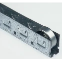 Interroll Roller Track Steel 1.98 m Length x 30 mm Width x 54 mm Height Load Capacity 2600 N BU40
