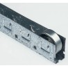 Interroll Roller Track Steel 1.98 m Length x 30 mm Width x 54 mm Height Load Capacity 2600 N BU40