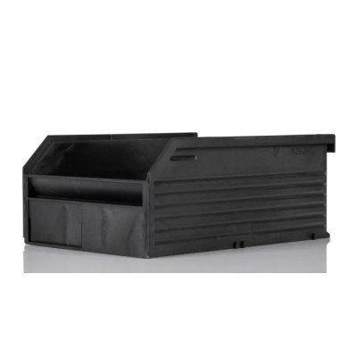 Bosch Rexroth Plastic Storage Bin Black 245 mm x 173 mm x 100 mm 3842346283
