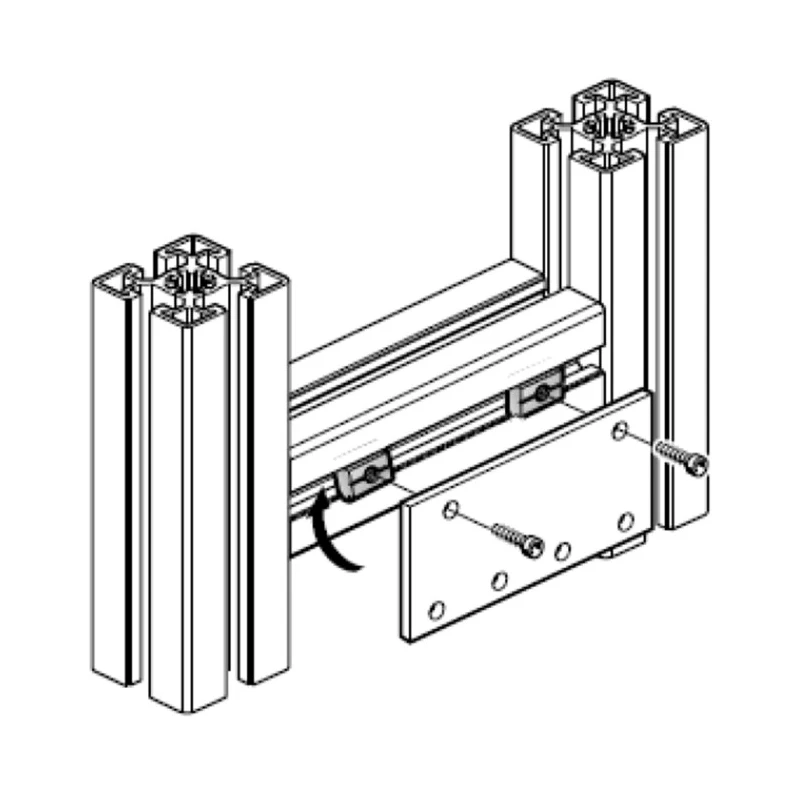 Bosch Rexroth M8 Sliding Block Connecting Component, Strut Profile 40 mm, 45 mm, 50 mm, 60 mm, Groove Size 10 mm 3842529300