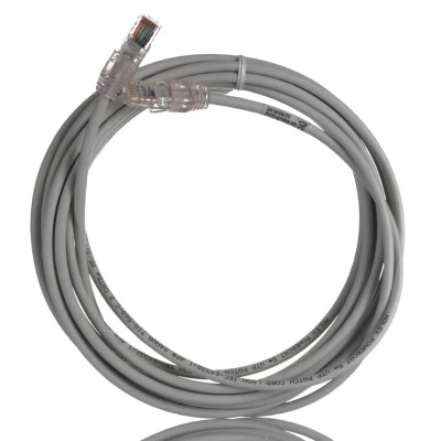 Molex CES PowerCat 5e U/UTP Cat5e Ethernet Cable RJ45 Male to RJ45 Male 5m Grey Unshielded PVC Cat5e