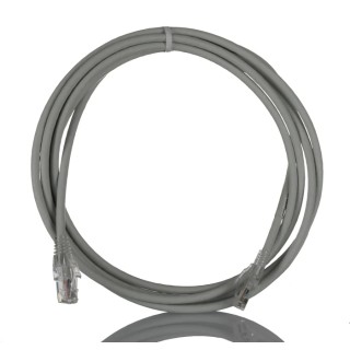 Molex CES PowerCat 5E Cat5e Ethernet Cable, 3 m Length, Unshielded, Grey PVC Jacket Cat5e