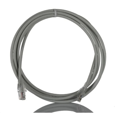 Molex CES PowerCat 5E Cat5e Ethernet Cable, 3 m Length, Unshielded, Grey PVC Jacket Cat5e