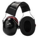 3M PELTOR Optime III Ear Defender with Headband, 34 dB, Black Red H540A-411