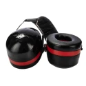 3M PELTOR Optime III Ear Defender with Headband, 34 dB, Black Red H540A-411