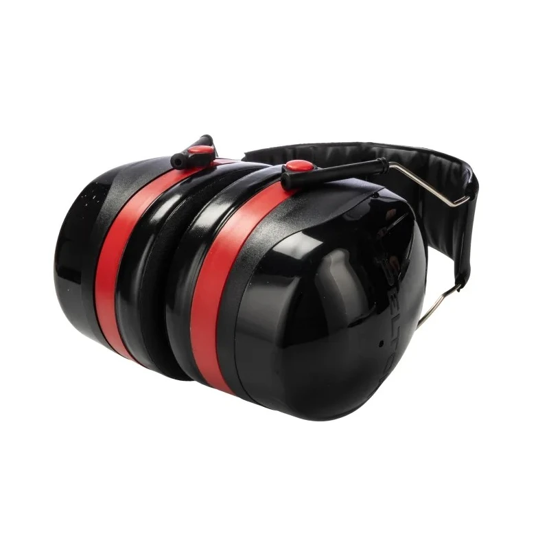 3M PELTOR Optime III Ear Defender with Headband, 34 dB, Black Red H540A-411