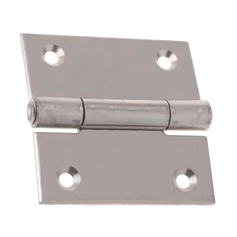 Pinet Stainless Steel Butt Hinge, Screw Fixing, 60mm x 60mm x 2mm 448-5247