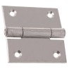 Pinet Stainless Steel Butt Hinge, Screw Fixing, 60mm x 60mm x 2mm 448-5247