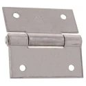 Pinet Stainless Steel Butt Hinge, Screw Fixing, 60mm x 60mm x 2mm 448-5247
