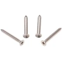 Pinet Stainless Steel Butt Hinge, Screw Fixing, 60mm x 60mm x 2mm 448-5247
