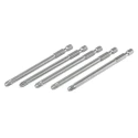 RS PRO Screwdriver Bit PZ3 Tip Hex Drive 90 mm Overall Length Chrome Vanadium Steel 449-9511